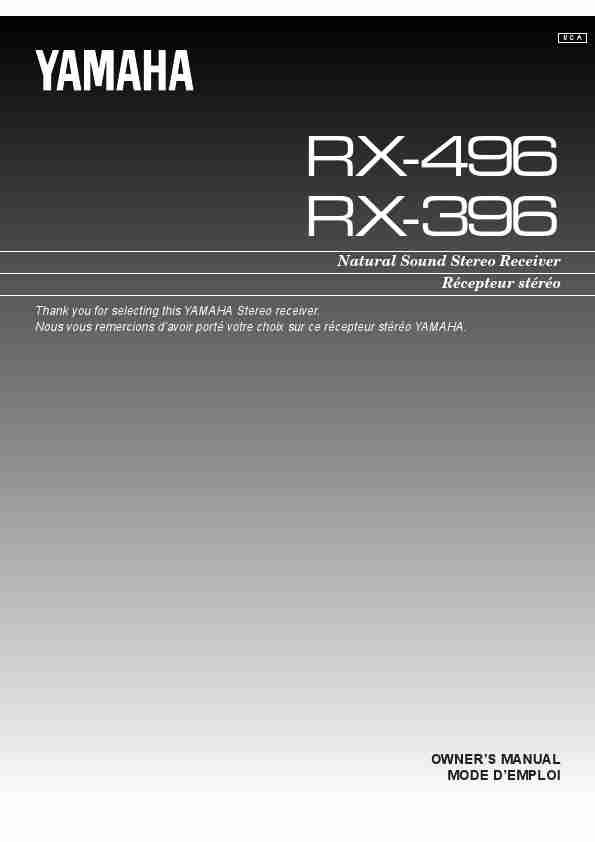 Yamaha Stereo System RX-396-page_pdf